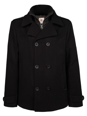 Petrol Industries Wollmix-Peacoat millstation in Schwarz
