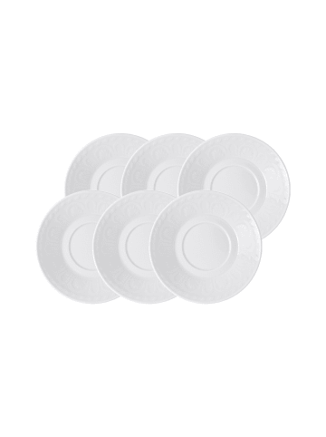 Villeroy & Boch 6er Set Mokka- / Espressountertassen Cellini in ø 12 cm in weiß