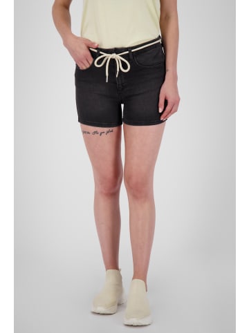 alife and kickin Shorts JanaAK DNM Q in black denim washed