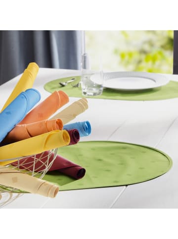 Erwin Müller Baumwollmischung Tischset 2er-Pack Neuss in burgund