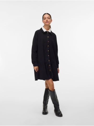 Vero Moda Hemdblusenkleid in Black