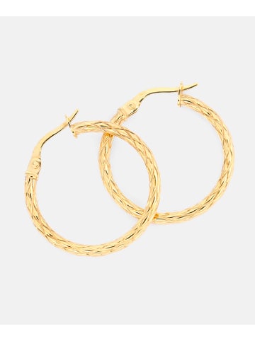 Vanlere Creolen aus 375 Gelbgold