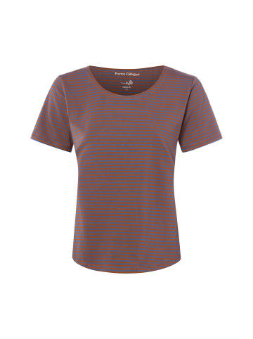 Franco Callegari T-Shirt in cognac indigo - 0003