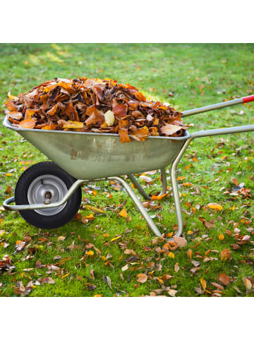 relaxdays 2x Schubkarrenrad in Schwarz/ Grau - 4.80 4.00-8