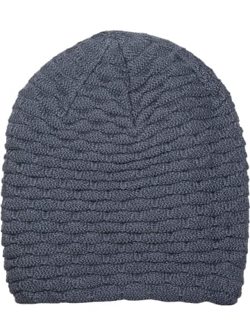 styleBREAKER Feinstrick Beanie Mütze in Blau