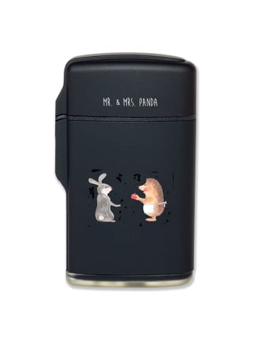 Mr. & Mrs. Panda sturmfeuerzeug Hase Igel ohne Spruch in Schwarz