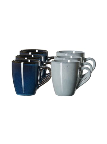 Ritzenhoff & Breker 6er Set Henkelbecher Amalfi 350 ml in Blau