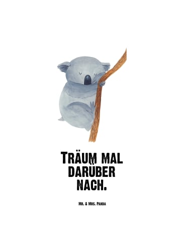Mr. & Mrs. Panda Isolierflasche Koalabär mit Spruch in Weiß