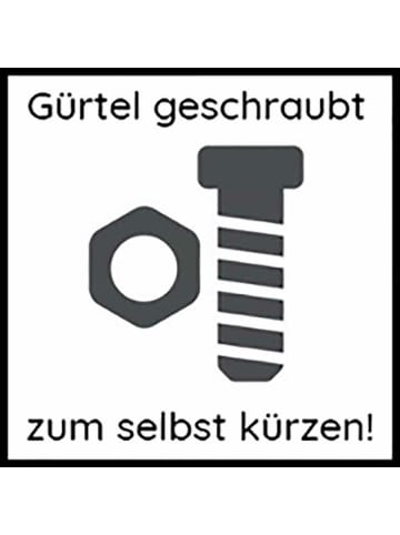 Bazlen Gürtel für Herren in hell-braun