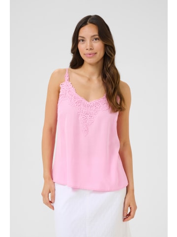 Cream Ärmellose Bluse CRAnna A-shape in Begonia Pink