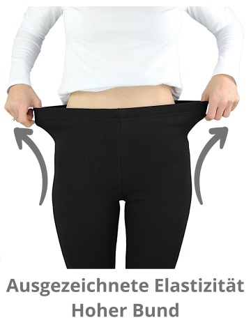 TupTam Mädchen Winter Leggings 2er PACK Gefüttert in schwarz