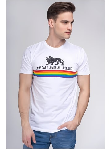 Lonsdale T-Shirt "Nelson" in Weiß