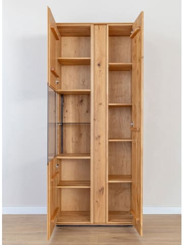 Feldmann-Wohnen Vitrine Collodi Wildeiche Natur 84,5 / 37 / 205cm
