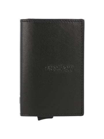 Strellson Carter c-one Kreditkartenetui RFID Leder 7 cm in black