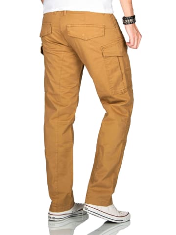 Alessandro Salvarini Hose Stretch Chino AS032 in Camelfarben