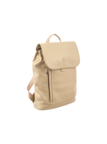 Prato S816-G LM Joyce City Rucksack genarbtes PU in dark beige