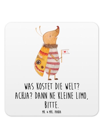 Mr. & Mrs. Panda Untersetzer Set Nachtfalter Fähnchen mit Spruch in Weiß