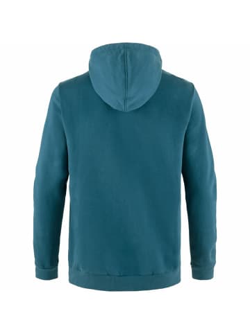FJÄLLRÄVEN Kapuzenpullover Fjällräven Logo in Petrol