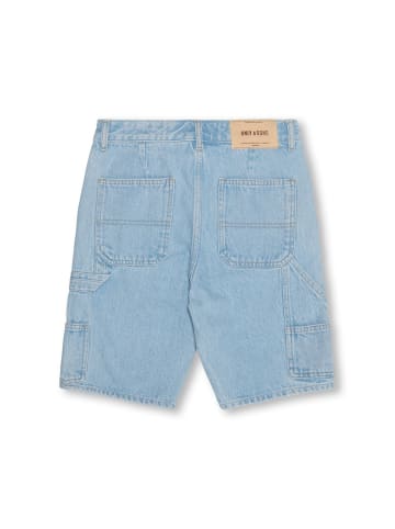 ONLY & SONS Junior Jeans-Shorts in Light Blue Denim
