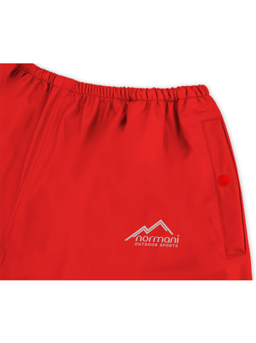 Normani Outdoor Sports Kinder Regenhose York in Rot