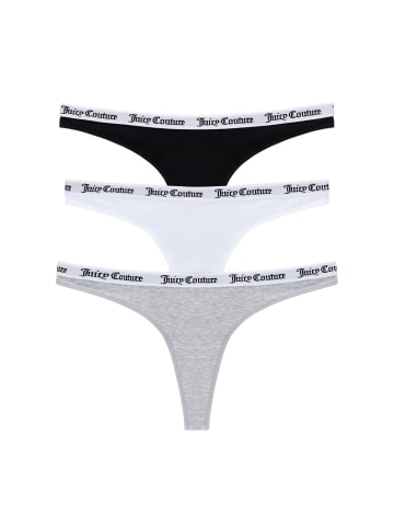 Juicy Couture Unterhosen in black/grey/white