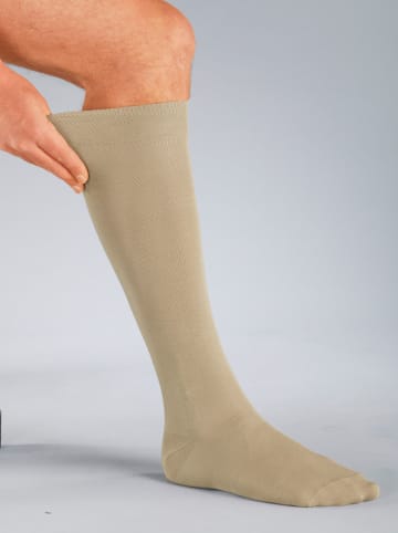 Rogo Kniestrümpfe in beige