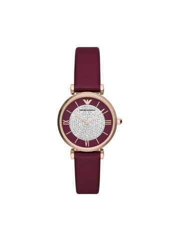Armani Analoguhr für Damen in rot