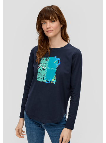 s.Oliver T-Shirt langarm in Blau