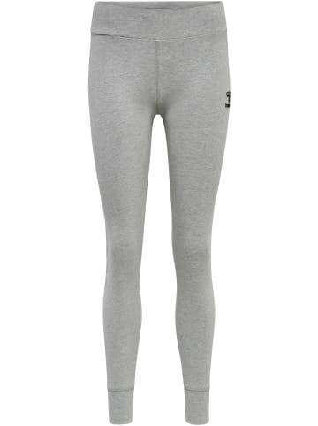 Hummel Leggings Hmlmove Grid Cotton Tights in GREY MELANGE