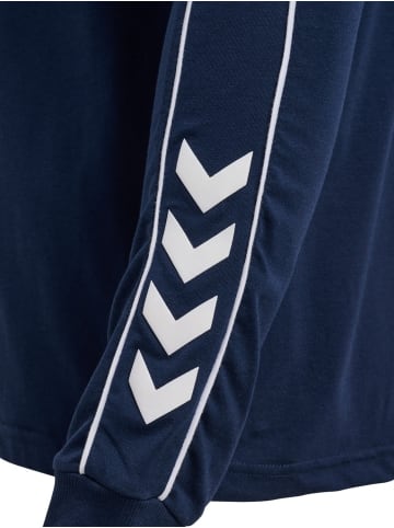 Hummel T-Shirt "Pulse Piping T-Shirt Longsleeve" in Blau