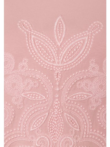 More & More besticktes Kurzarmshirt in new rose
