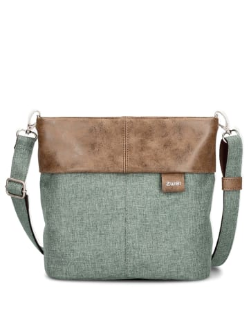 Zwei Olli OT8 - Schultertasche 25 cm (salbei) in eucalyptus