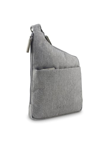 Jost Bergen Umhängetasche RIFD 27 cm in hellgrau