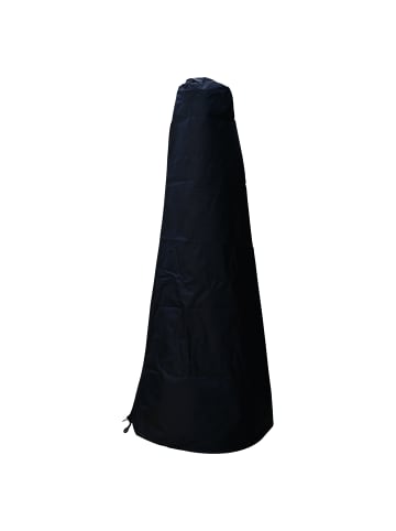 Nordic Prostore Regenschutz für Feuerstelle Gartenkamin in Schwarz 126cm