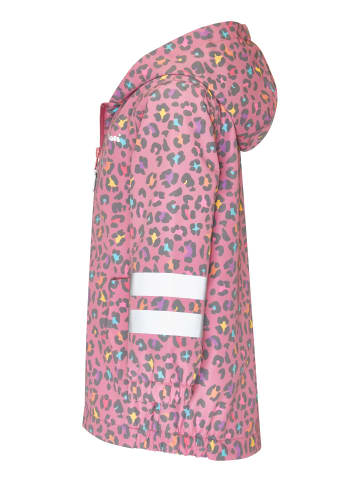 Playshoes Outdoor-Jacke Leo-Print in rosa
