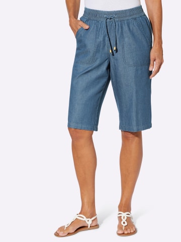 Sieh an! Jeans-Bermudas in blue-bleached