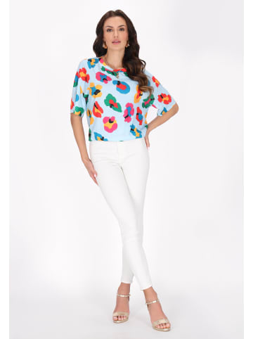 faina T-Shirt in multicolor blue