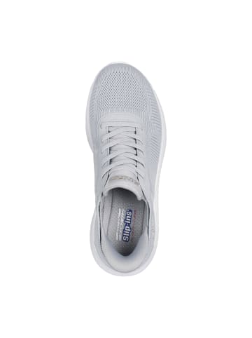 Skechers Slipper BOBS SQUAD CHAOS-CURRENT MUSE in Grau