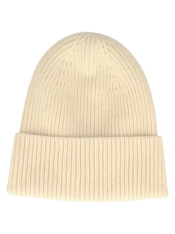 BREITER Strickmütze in beige