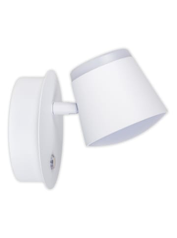 näve LED Wandleuchte "TONDO" in weiß - (L)12 cm x (B)14.5 cm x (H)12 cm