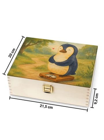 Mr. & Mrs. Panda Teeaufbewahrung Pinguin Diät Design ohne Spruch in Weiß