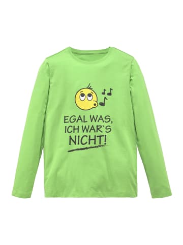 Kidsworld Langarmshirt in lime-grün
