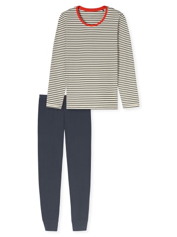 Schiesser Pyjama Casual Essentials in off-white