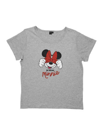 United Labels Disney Mickey Mouse T-Shirt - Be more Minnie in grau