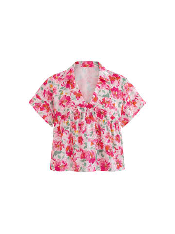 usha BLUE LABEL Women Blouse in Multicolor Pink