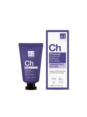 Dr Botanicals Charcoal Superfood Mattifying Face Mask 