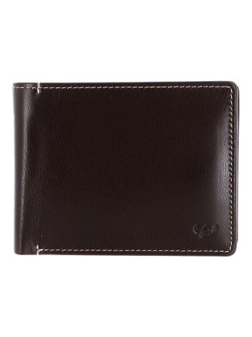 Bari Geldbörse RFID Schutz Leder 12 cm chocolate