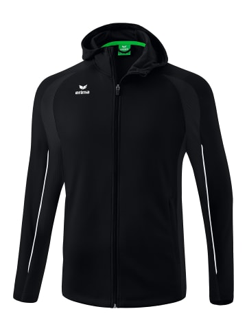 erima Liga Star Trainingsjacke mit Kapuze in schwarz/weiss