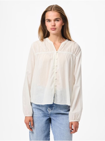 Pieces Bluse in Cloud Dancer