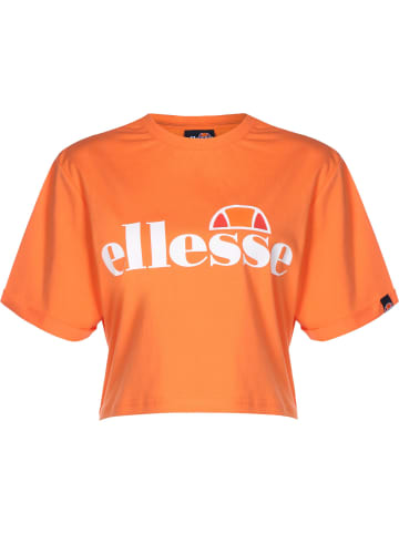 ellesse Cropped T-Shirts in orange